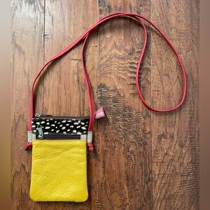 SORUKA leather cross body bag